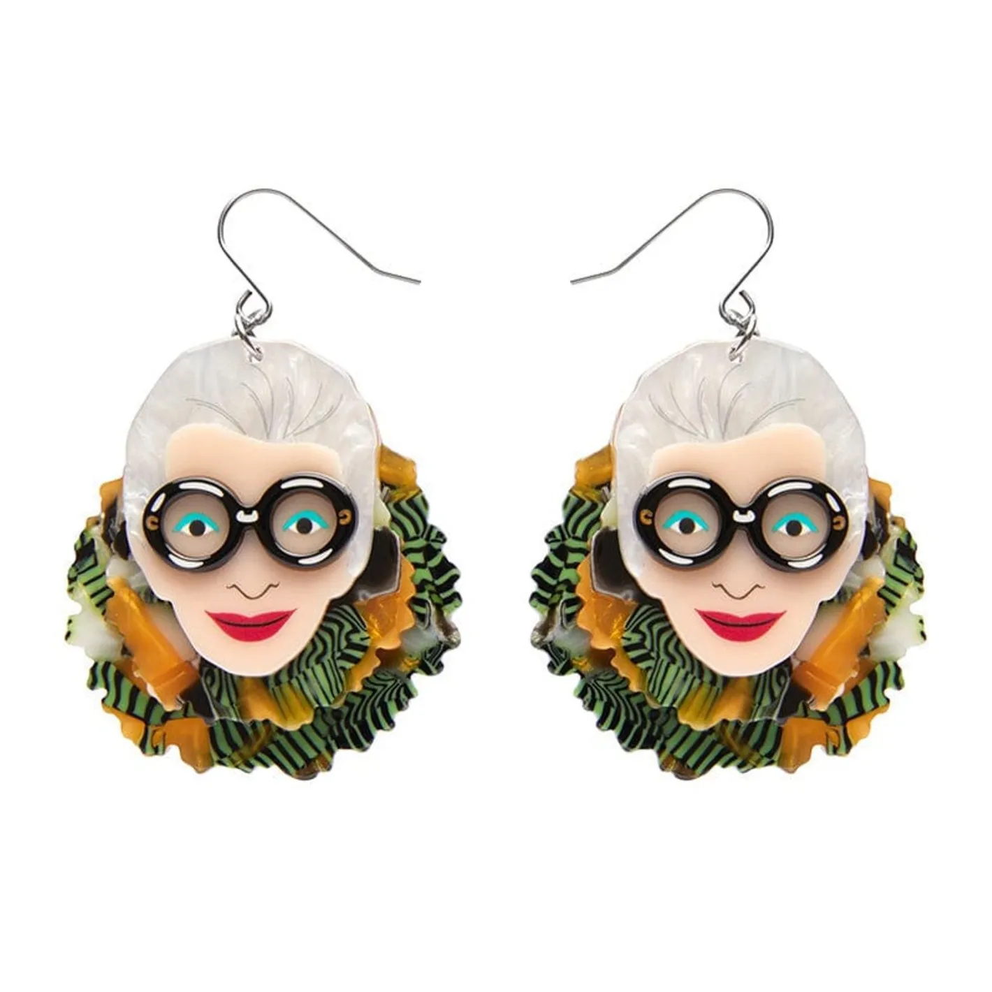 Erstwilder Adorned In Feathers Iris Drop Earrings^ Earrings