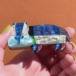 Erstwilder A Hippo Named Grunt Brooch^ Brooches