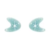 Erstwilder Atomic Boomerang Glitter Stud Earrings - Blue^ Essential Earrings
