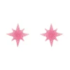 Erstwilder Atomic Star Glitter Stud Earring - Pink^ Essential Earrings