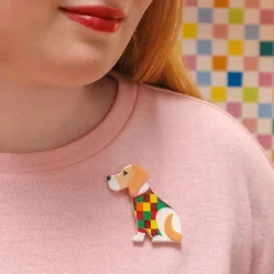 Erstwilder Beatrice Beagle Brooch^ Brooches