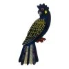 Erstwilder Bella The Black Cockatoo Brooch^ Brooches