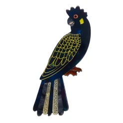 Erstwilder Bella The Black Cockatoo Brooch^ Brooches