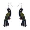 Erstwilder Bella The Black Cockatoo Drop Earrings^ Earrings