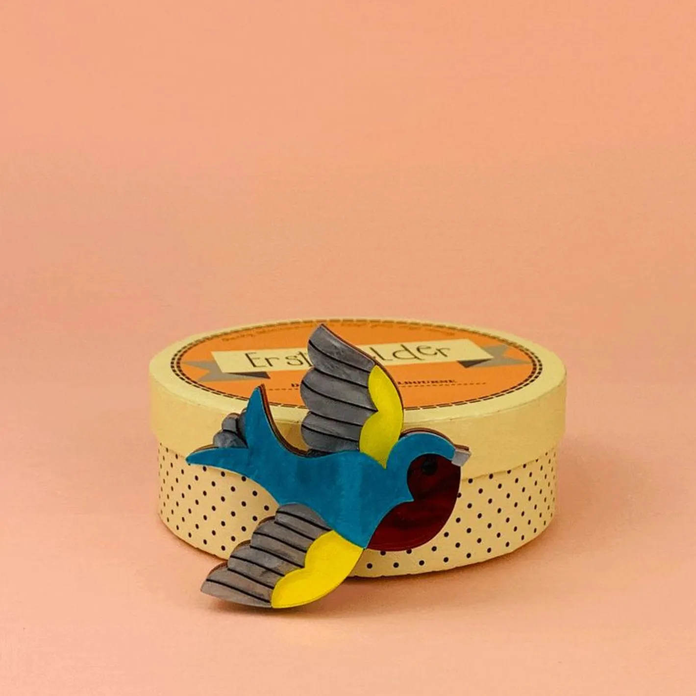 Erstwilder Betty Jo Sparrow Brooch^ Brooches