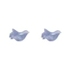 Erstwilder Bird Ripple Resin Stud Earrings - Blue^ Essential Earrings