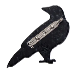 Erstwilder Black As Night Brooch^ Brooches