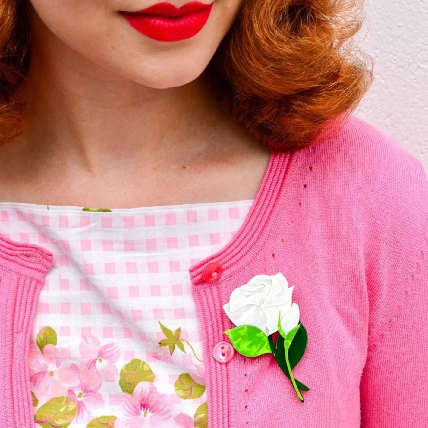 Erstwilder Budding Romance Rose Brooch^ Brooches
