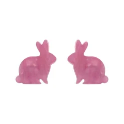 Erstwilder Bunny Ripple Resin Stud Earrings - Mauve^ Essential Earrings
