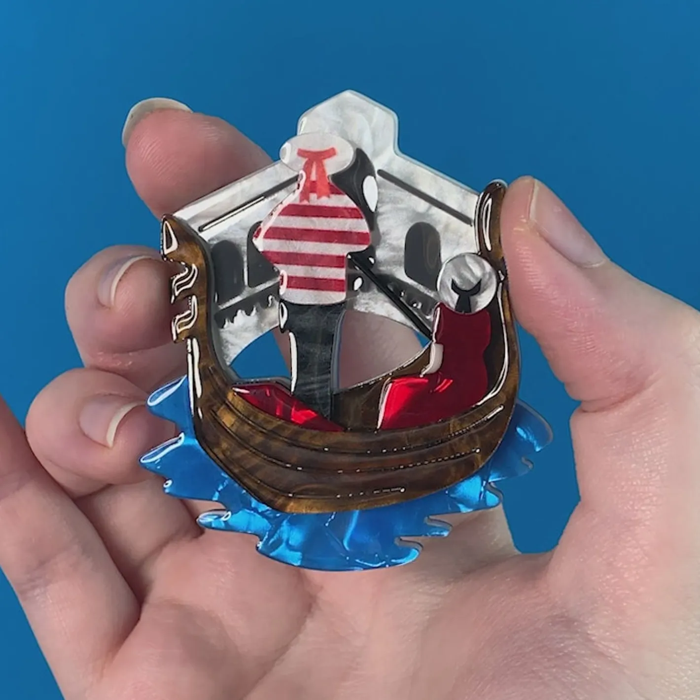 Erstwilder Canals Of Venice Brooch^ Brooches