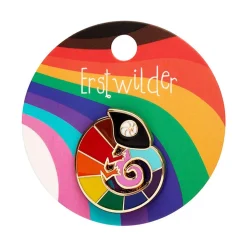 Erstwilder Carmel'S Colourful Chameleon Enamel Pin^ Enamel Pins