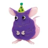 Erstwilder Chaz The Chinchilla Brooch^ Brooches