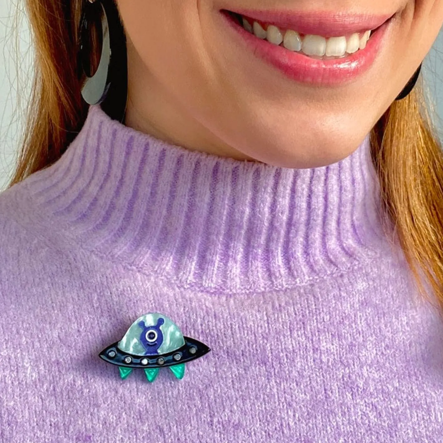 Erstwilder Close Encounter Mini Brooch^ Brooches