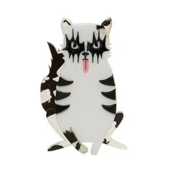 Erstwilder Detroit Rock City Cat Brooch^ Brooches