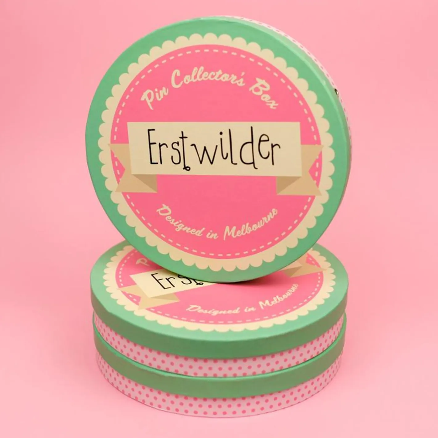 Erstwilder Enamel Pin Collectors Box (Cream)^ Components