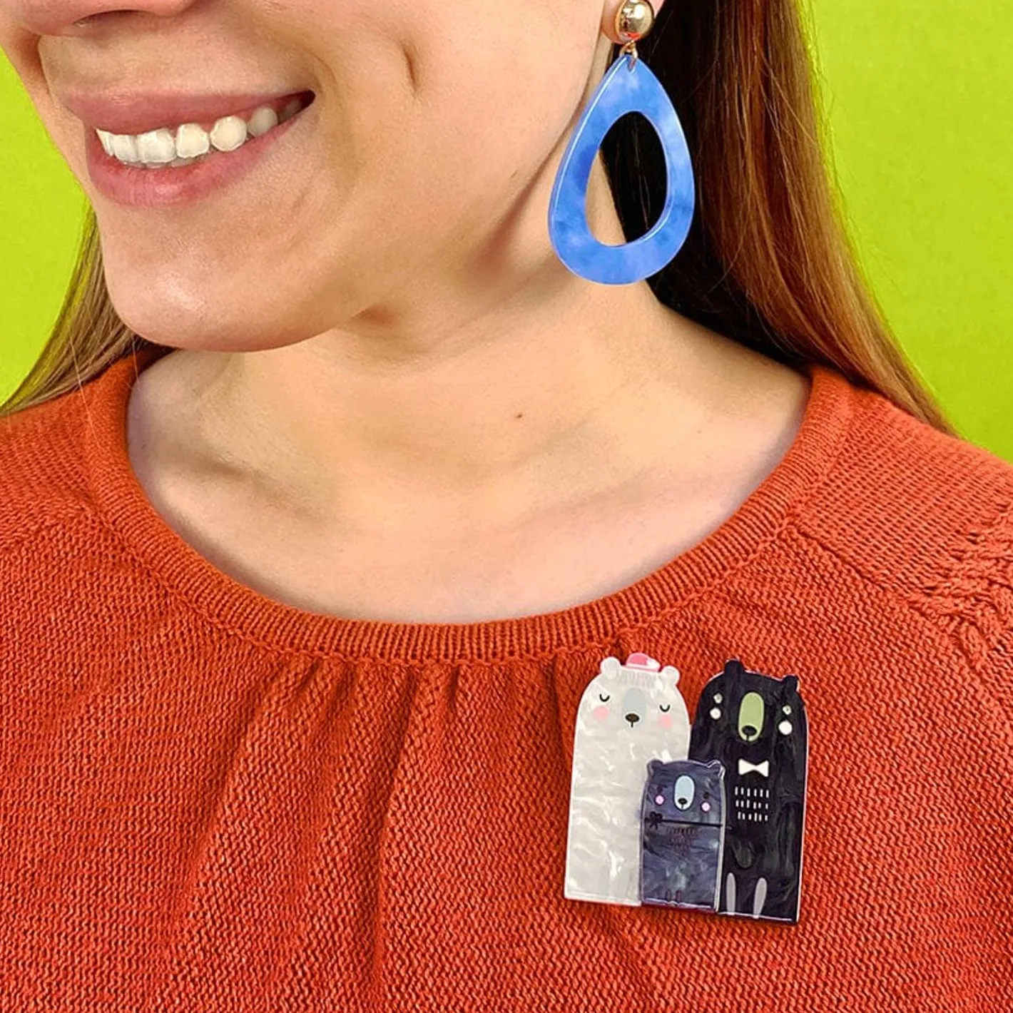 Erstwilder Family Affair Brooch^ Brooches