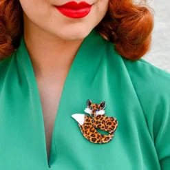 Erstwilder Faustine Fox Brooch^ Brooches