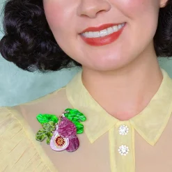 Erstwilder Fig Monday Brooch^ Brooches