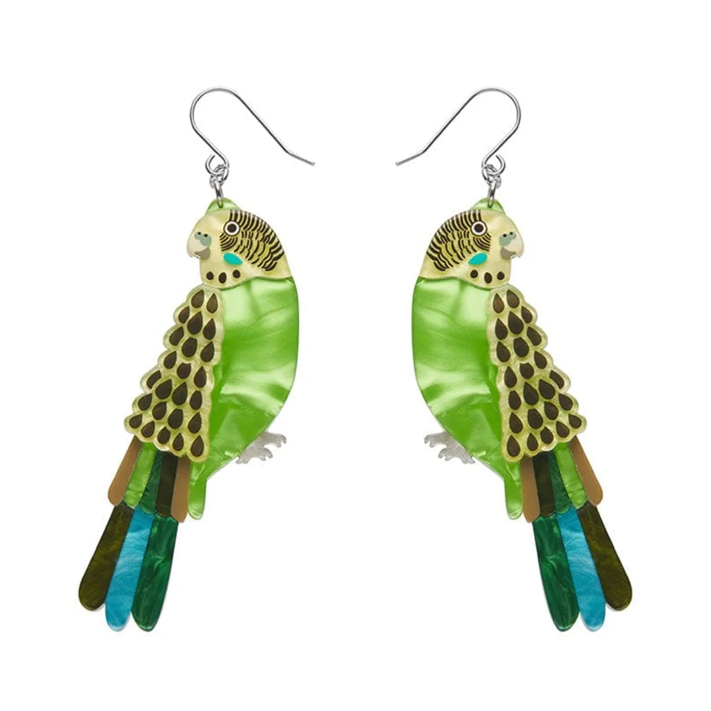 Erstwilder Flossie The Budgie Drop Earrings^ Earrings