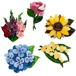 Erstwilder Flower Minis Brooch Set - 5 Pack^ Brooches