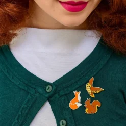 Erstwilder Furtive Fox Enamel Pin^ Enamel Pins