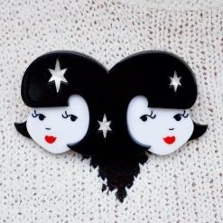 Erstwilder Gemini The Gentle Brooch^ Brooches