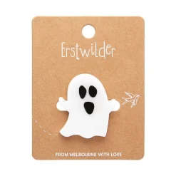 Erstwilder Glitter Ghost Mini Brooch^ Brooches