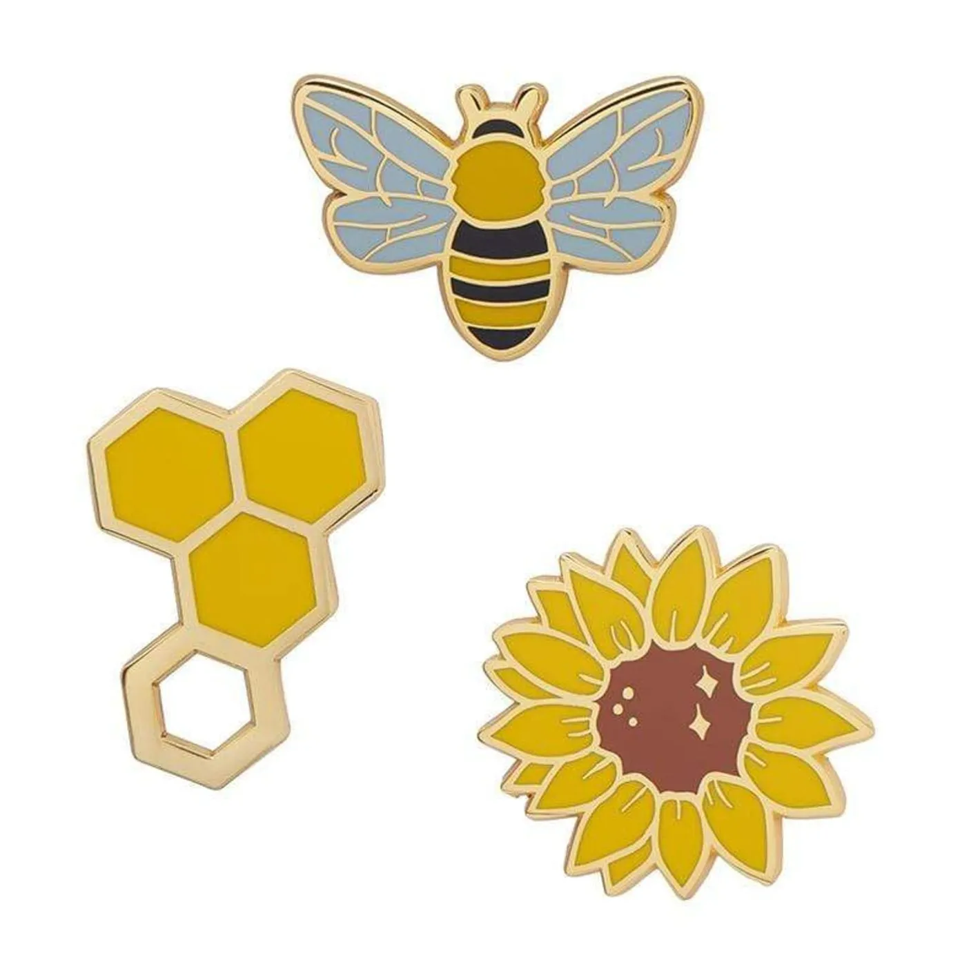 Erstwilder Happy Honeycomb Enamel Pin^ Enamel Pins