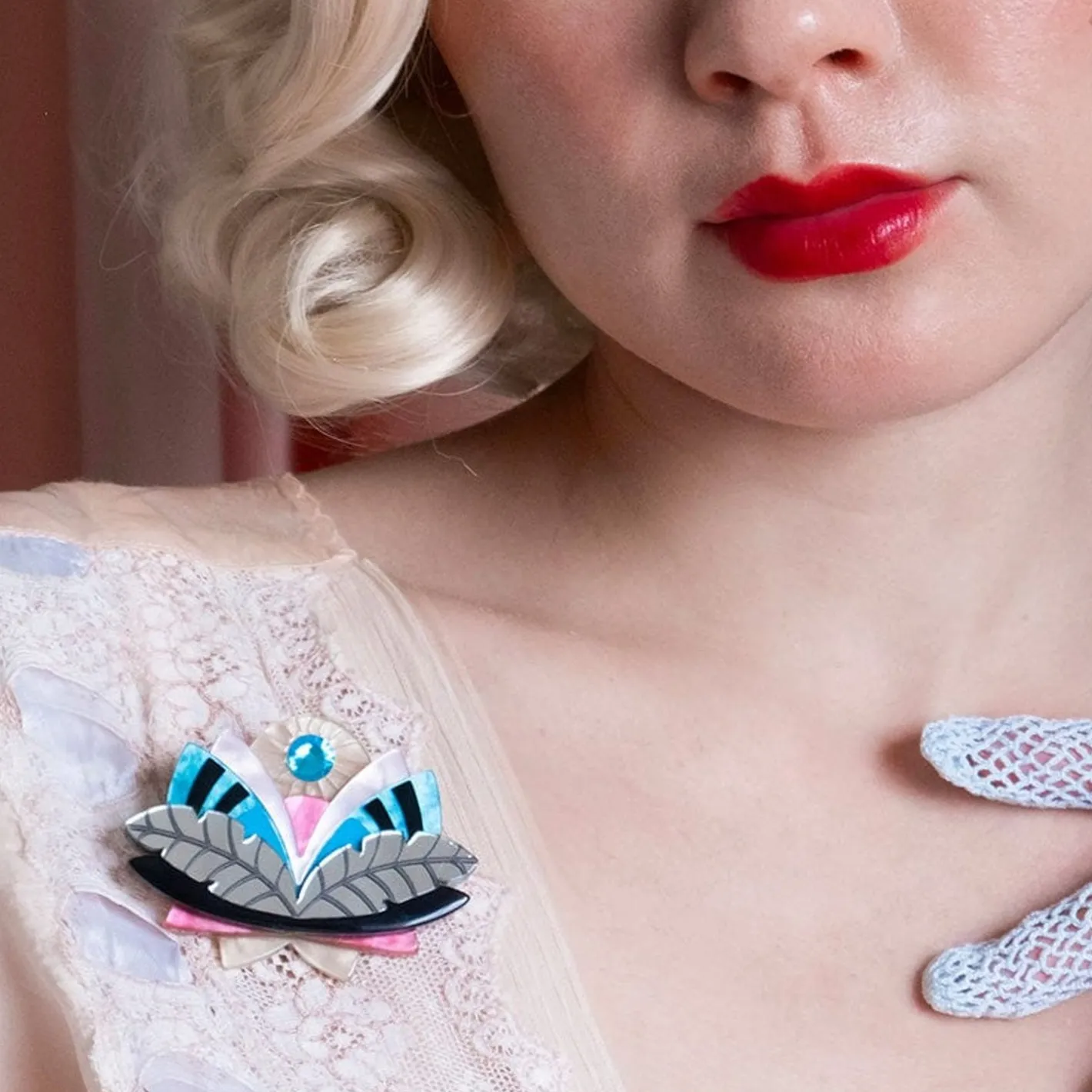 Erstwilder Harmonious Bloom Brooch^ Brooches