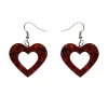 Erstwilder Heart Lava Resin Drop Earrings - Red^ Essential Earrings