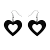 Erstwilder Heart Solid Resin Drop Earrings - Black^ Essential Earrings