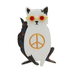 Erstwilder Instant Karma Cat Brooch^ Brooches