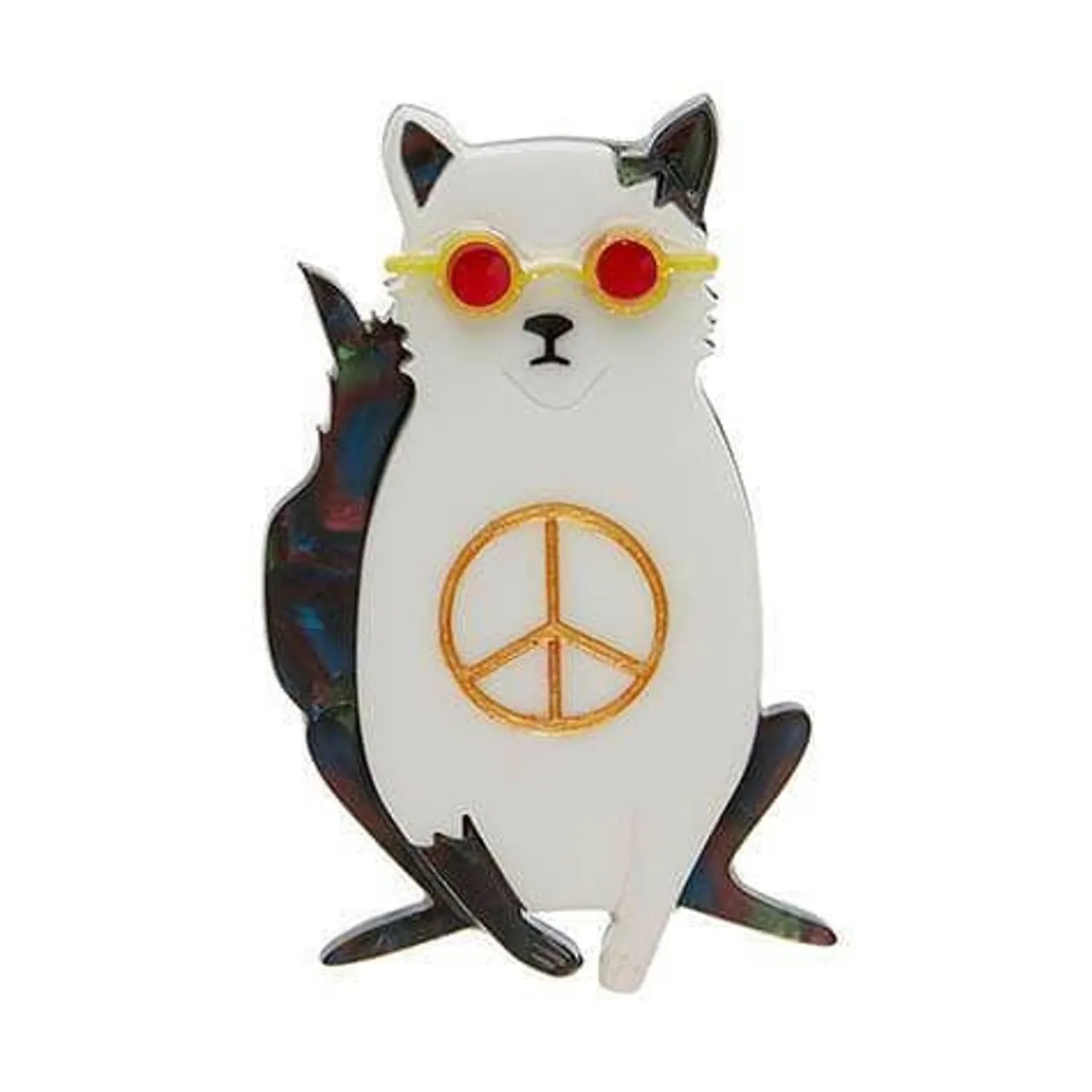 Erstwilder Instant Karma Cat Brooch^ Brooches