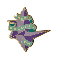 Erstwilder Keep Folding On Enamel Pin^ Enamel Pins