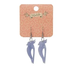 Erstwilder Kookaburra Ripple Resin Drop Earrings - Blue^ Essential Earrings