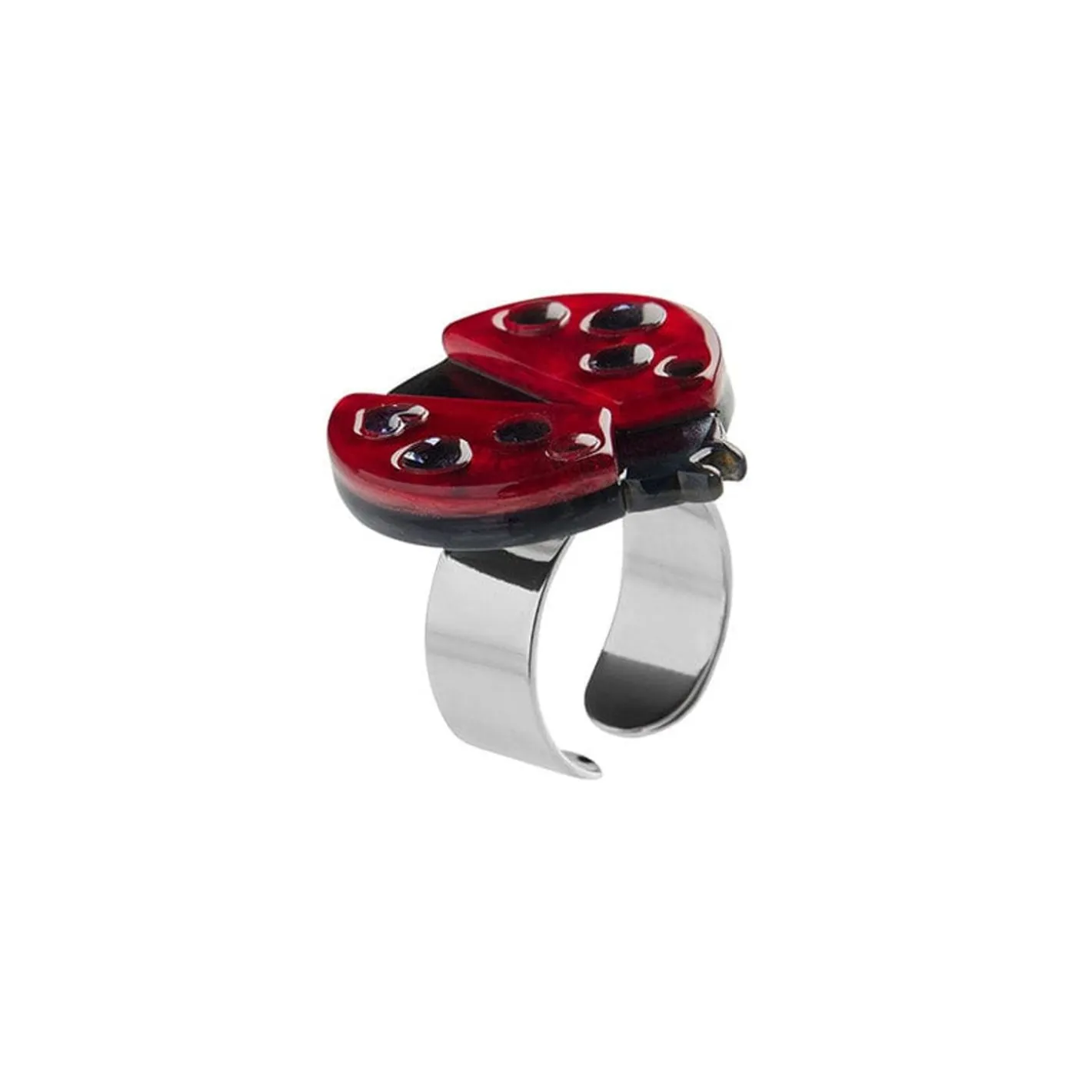 Erstwilder Lou-Lou Ladybug Statement Ring^ Rings