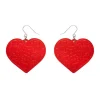 Erstwilder Love Heart Mirror Drop Earrings - Red^ Essential Earrings