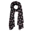 Erstwilder Madame Caniche Large Neck Scarf - Black^ Scarves