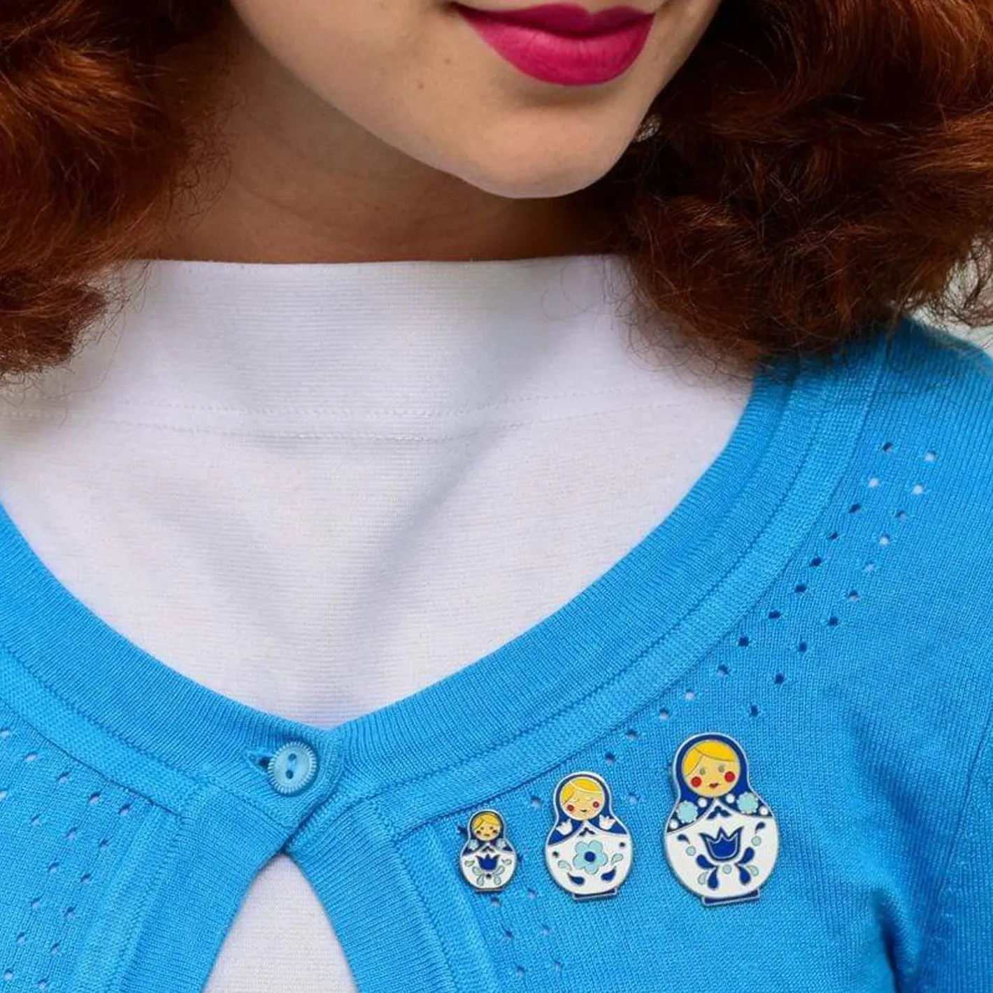 Erstwilder Matryoshka Memories Pin Set^ Enamel Pins