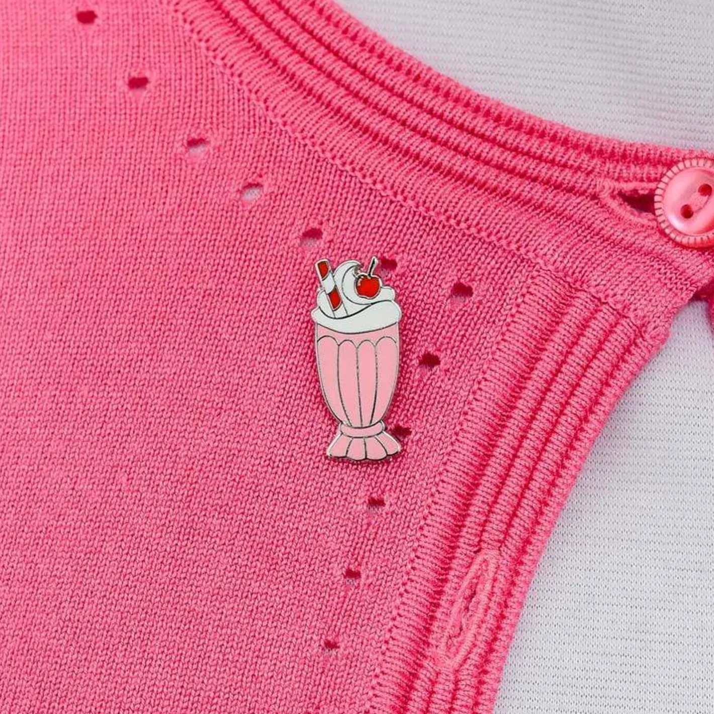 Erstwilder Meaningful Milkshake Enamel Pin^ Enamel Pins