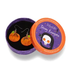 Erstwilder Midnight Magic Pumpkin Drop Earrings^ Earrings
