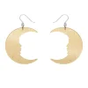 Erstwilder Moon Mirror Drop Earrings - Gold^ Essential Earrings
