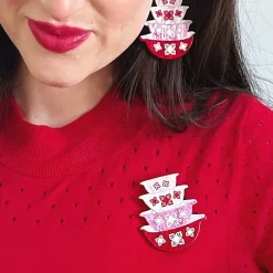 Erstwilder Nanna'S Prized Flower Bowls Brooch^ Brooches
