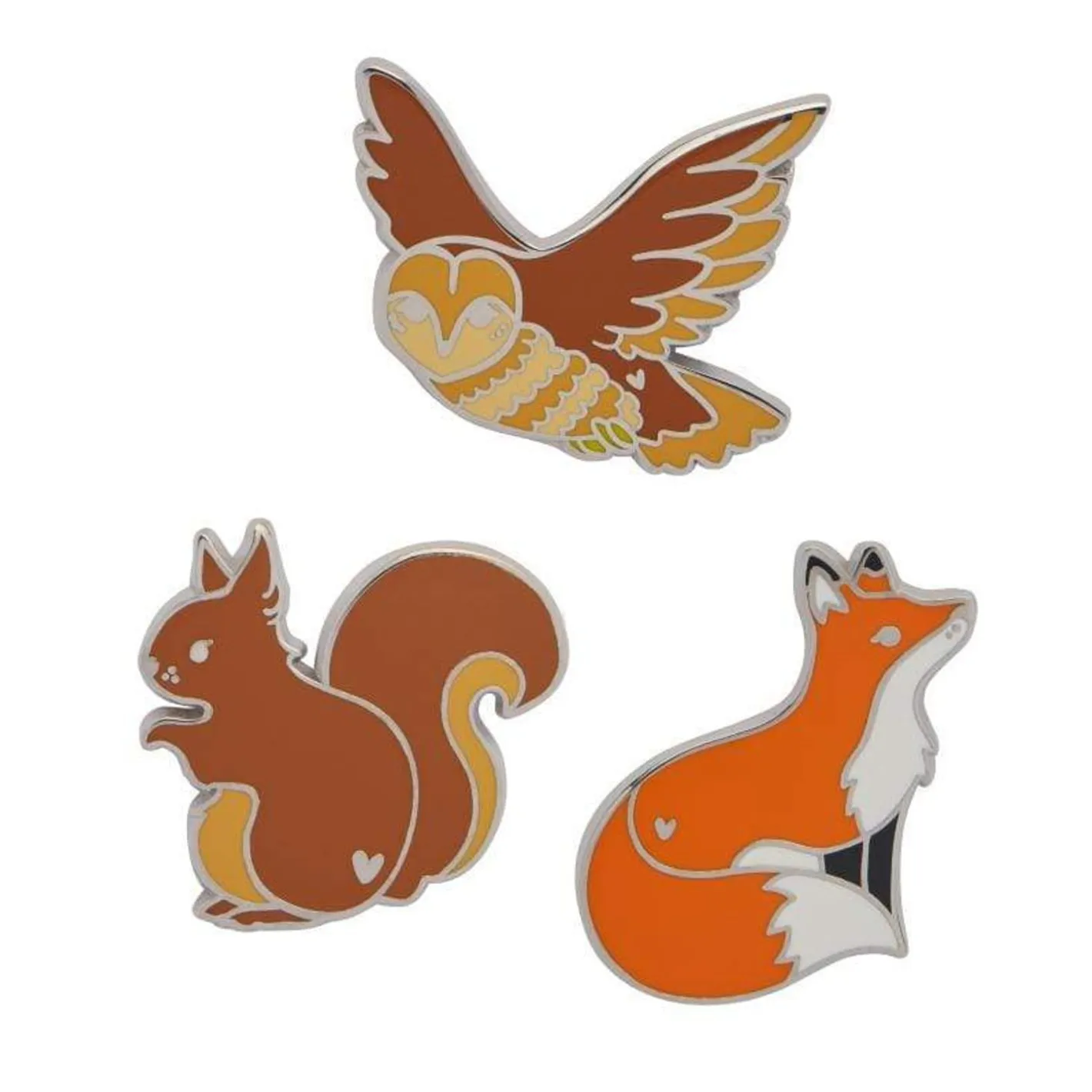 Erstwilder Obsequious Owl Enamel Pin^ Enamel Pins
