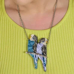 Erstwilder Pair O' Keets Necklace^ Necklaces