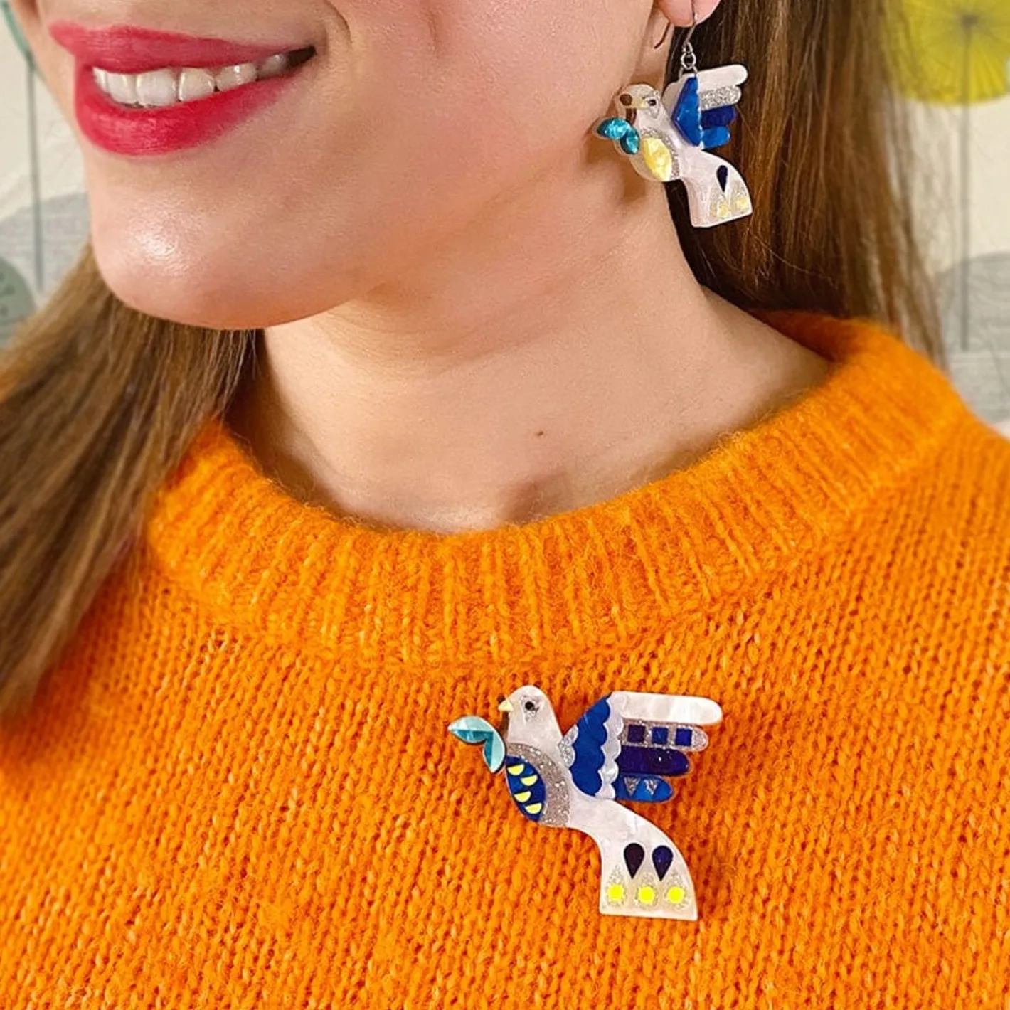 Erstwilder Peace & Love Brooch^ Brooches