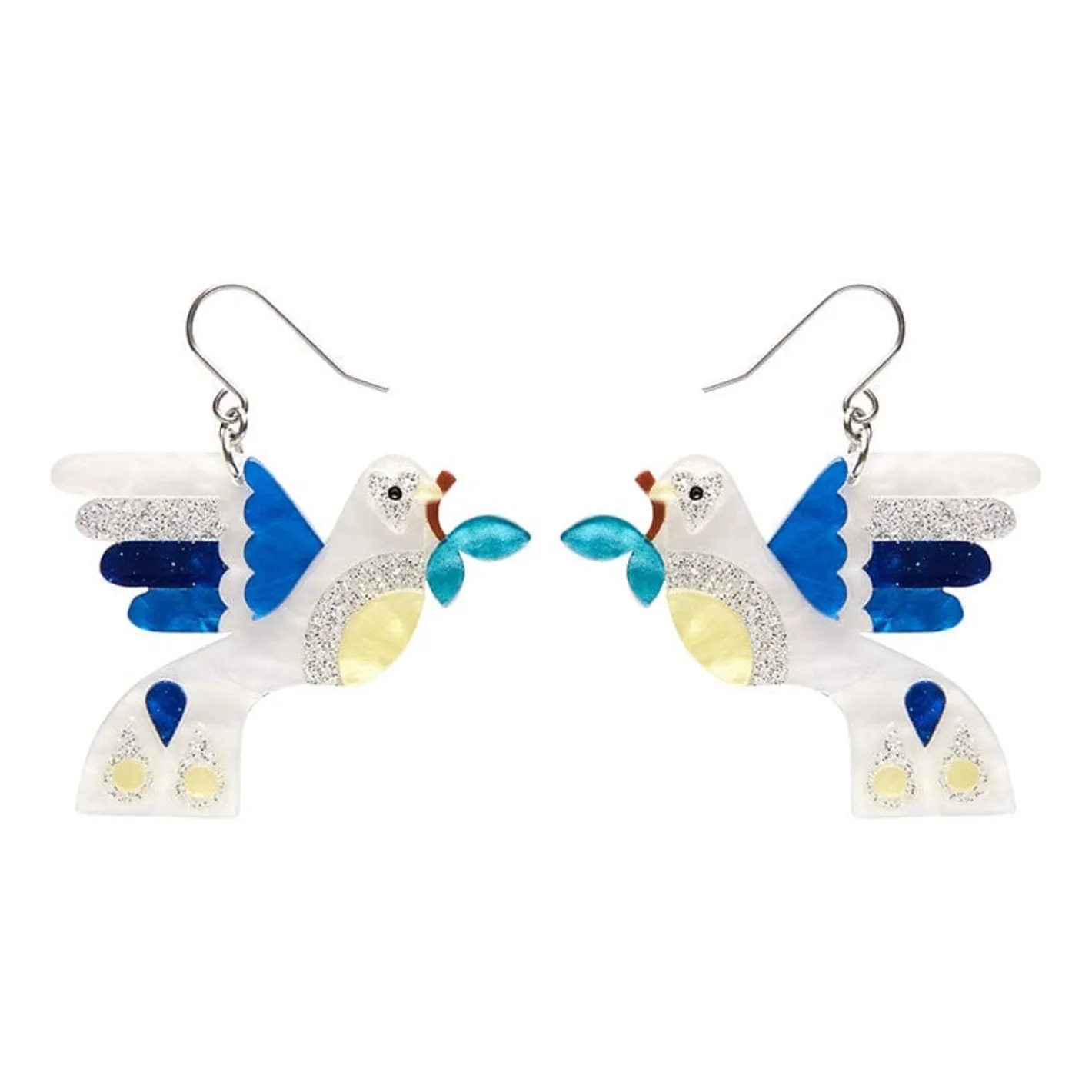 Erstwilder Peace & Love Drop Earrings^ Earrings