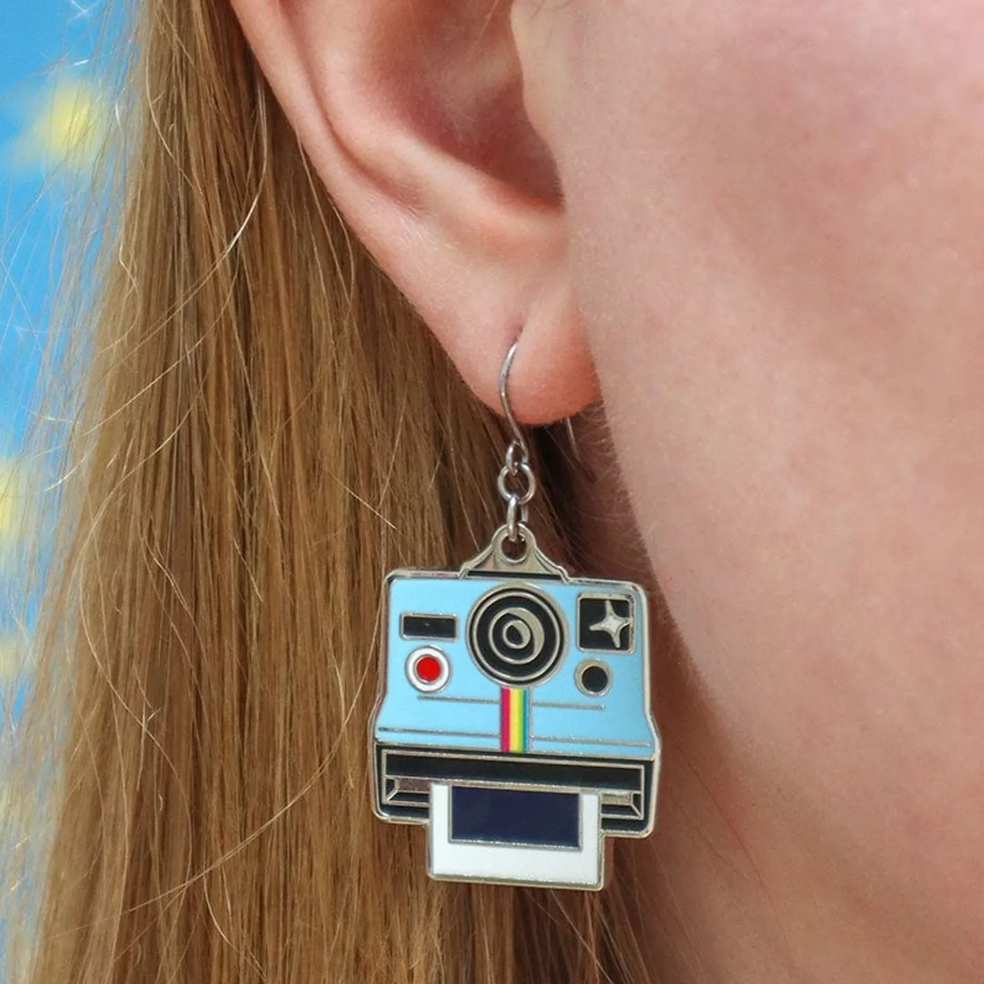 Erstwilder Picture Of Us Enamel Drop Earrings^ Enamel Earrings