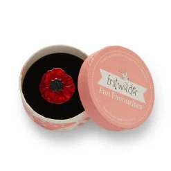 Erstwilder Poppy Field Mini Brooch^ Brooches