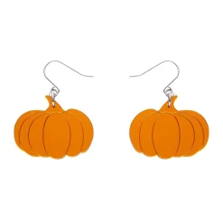 Erstwilder Pumpkin Mirror Drop Earrings - Orange^ Essential Earrings